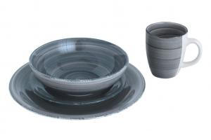 Комбинированный сервиз Maizinger, комплект из 16 предметов Керамогранит серого цвета Sonstige, серый