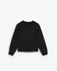 Женская хлопковая толстовка с вышитым черепом Scalpers, темно-серый