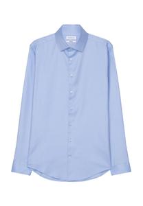 Рубашка деловая, фигурного кроя, воротник Кент, мужская Seidensticker, цвет 12 Blau
