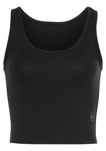 Спортивный топ Lascana, черный