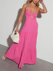Длинное платье Milan Kiss, розовый