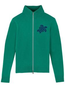 Свитер с логотипом Vilebrequin, зеленый