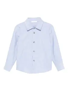 Рубашка с длинными рукавами и застежкой на пуговицы Miss Grant Kids, синий