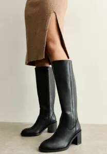 Сапоги на массивном каблуке New Look, Black