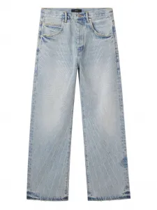 Джинсы P018 с кристаллами Purple Brand, синий