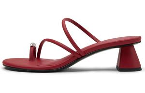 Сланцы Composite Sole Slide высотой 5 см женские CHARLES&KEITH, красный