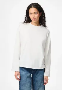 Топ с длинными рукавами pcsadi Pieces, Cloud Dancer