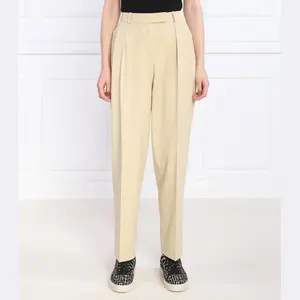 Брюки Hanifa стандартного кроя Hugo, бежевый