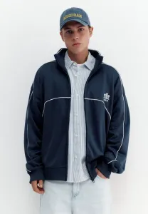 Толстовка на молнии Pull&Bear, Dark Blue