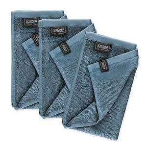 Набор гостевых полотенец из 3 шт из 100% хлопка sense Schöner Wohnen, синий