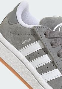 Кроссовки на шнуровке CAMPUS 00S COMFORT CLOSURE ELASTIC LACE KIDS adidas, серый