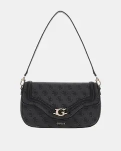 Сумка через плечо с магнитным клапаном Guess, темно-серый
