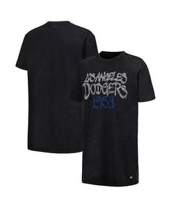 Женское черное платье-футболка Los Angeles Dodgers The Wild Collective