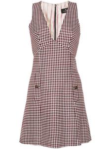 ETRO платье мини с геометричным узором, белый