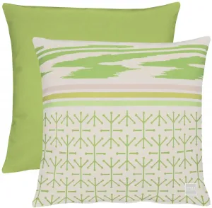 Декоративная подушка APELT "3964", двусторонний чехол с наполнителем, 1 шт 45х45 см, зеленый