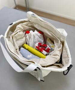 Стираемая стеганая сумка-тоут для мамы (размер M) Solpresa, цвет White