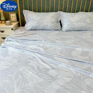 Disney Простыня из бамбукового волокна 210х240 см, двойная утолщенная, цвет Light Blue