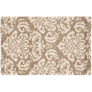 Ворсистый ковер с медальоном от Florida Safavieh, бежевый, 199x199 см