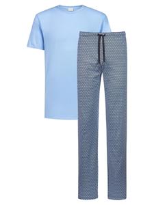 Короткая пижама Mey Round Geo, синий