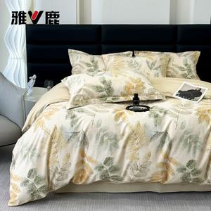 Yalu Комплект постельного белья 1.5м, 4 предмета: пододеяльник 180*220 см, простыня, 2 наволочки, 100% хлопок, Chunpai