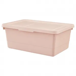 Коробка с крышкой, розовая, 38х25х15 см, SOCKERBIT IKEA