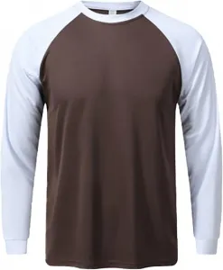 Мужская модная футболка с длинным рукавом для спорта