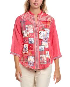 Джонни Вас Сомали футболка Johnny Was, розовый