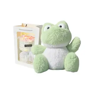 Коллекция милых миниатюрных животных плюшевые куклы бегемот, лягушка, лиса высота 26см PUDOWRABBIT