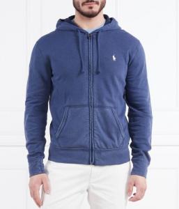 Толстовка мужская Polo Ralph Lauren на молнии хлопковая, синий