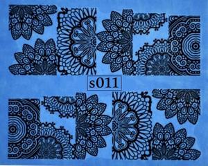 Водные наклейки для ногтей - № S011, Raisin