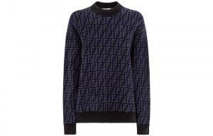 Свитер SS22 женский фиолетово-голубой FENDI