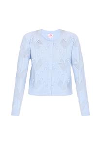 Вязаный кардиган MYMO, светло-голубой