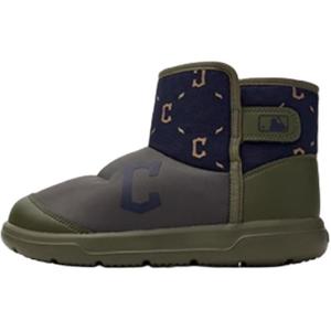 Скользоустойчивые антиударные ботинки Mid top для детей MLB, черный