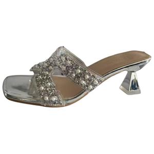 Puppytown Устойчивые к запаху и истиранию слайдеры для женщин серебристые, цвет Silver