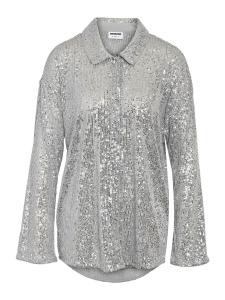 Блуза Noisy may NMSCARLET, серебряный