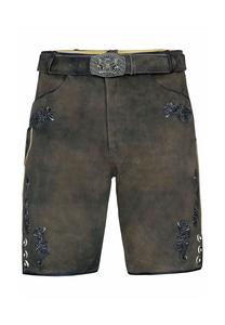 Короткие ледерхозен из дикого козла Lothar EDELNICE, темно-коричневый