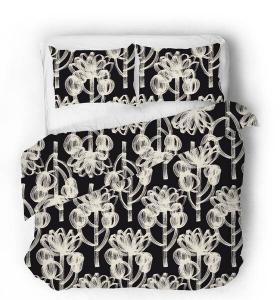 Сатиновое постельное белье трофи Sense Eight, черный