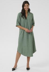 Платье Bon'A Parte PODA FRILL, Balsam Green Melange/Green