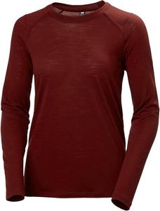 Футболка Helly-Hansen HH Durawool CreLong Sleeve Women's Base Layer Top, High-Performance, Moisture-Wicking, Merino Wool Blend Helly Hansen, 180 Mars Red