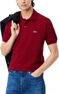 Lacoste мужская оригинальная поло из пике, Bordeaux