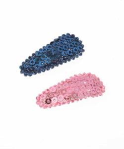 Блестящие заколки для волос Avv, цвет Pink