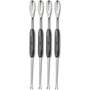 Вилки для мяса OXO Good Grips (набор, 4 шт.), для морепродуктов, 4 шт, цвет Edelstahl / schwarz
