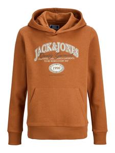JACK & JONES Junior Толстовка с капюшоном JJARI BRANDING SWEAT HOOD MNI с аргановым маслом