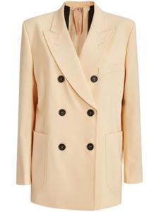 Двубортный блейзер Nº21, нейтральный цвет