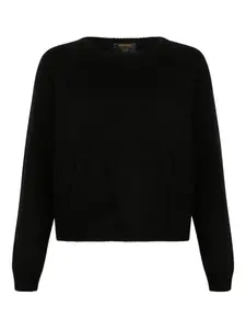 Свитер с карманом-кенгуру Gran Sasso, черный