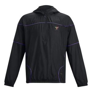 Куртка project rock anorak jacket 'black' Under Armour, черный