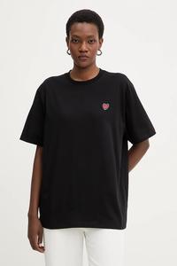 Хлопковая футболка ikon Karl Lagerfeld, черный