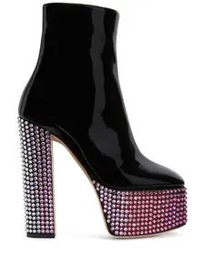 Ботильоны Morgana Strass 150 Giuseppe Zanotti, черный