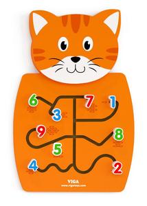 Viga — обучающая настенная головоломка с котенком.