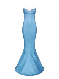 Платье из денима Ludovic de Saint Sernin, синий